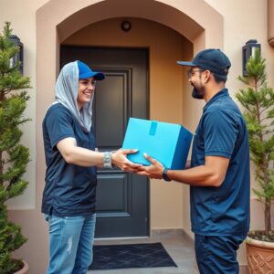 خدمة توصيل في نفس اليوم في دبي