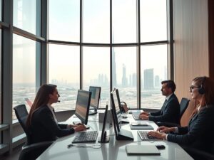 فريق خدمة العملاء لمندوب توصيل فوري دبي