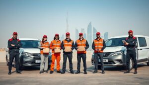 مندوب توصيل محترف في دبي