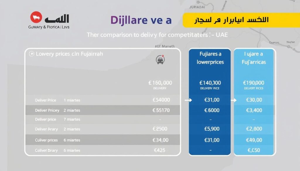 أسعار تنافسية لخدمات التوصيل في الفجيرة