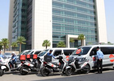 شركة توصيل سريع في الإمارات - أسطول مركبات حديث