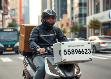 مندوب توصيل في دبي