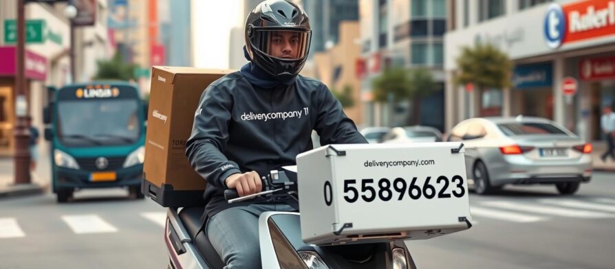 مندوب توصيل في دبي